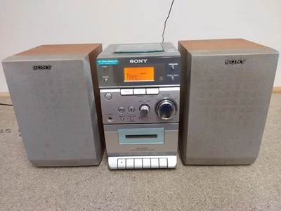 Sony CMT-EP303 Audio Shelf System Silver, CD Won't Read - Image 1 of 4