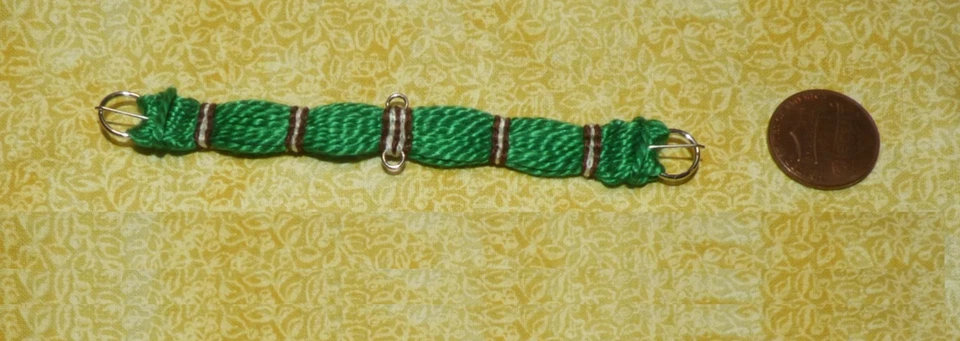 Piedra Breyer Unicornio Mujer Verde Tejido Occidental Cincha Circunferencia 1/9 Miniatura Escala Foto 1 de 1