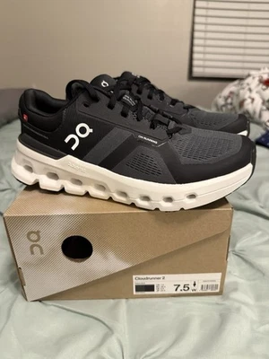 On Cloudrunner 2 Women’s Athletic Running Shoes - Eclipse/Black - Size: 7.5 - Image 1 of 4