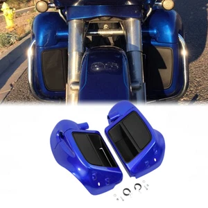 Blue Lower Vented Fairing Glove Box Fit For Harley Road Electra Glide 2014-2024 - Picture 1 of 8