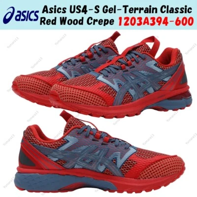 Asics US4-S Gel-Terrain Classic Red Wood Crepe 1203A394-600 tamaño para hombre - Imagen 1 de 4