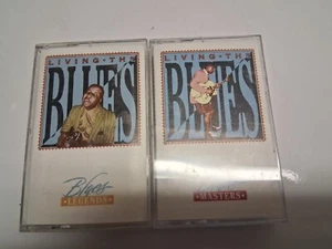 2-LIVING THE BLUES - CASSETTE TAPES - Picture 1 of 3
