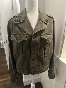 Women's Polo Ralph Lauren Green Cropped Army Military Jacket Large L New $398 - Picture 1 of 8