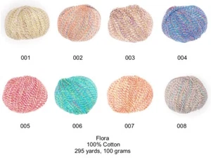 CLEARANCE: Jody Long Yarns: Flora; All 8 Colors - Picture 1 of 12