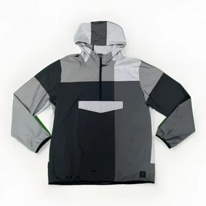 Adidas Giacca con Cappuccio ADICROSS Uomo Giacca a Vento Media Golf Allenamento Pullover Y2K - Foto 1 di 5