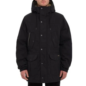 Volcom Starget 5K Parka Jacket - Black - Picture 1 of 7