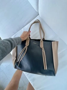1.850 $ Lanvin schwarz und hellbraun Beuteltasche Tasche Handtasche Wildleder innen Louis Vuitton - Bild 1 von 8