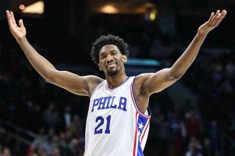 NBA PHILADELPHIA 76ERS JOEL EMBIID KIDS GAMEROOM DECOR FRIDGE MAGNET #4 Cover
