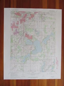 Portage Michigan 1974 Original Vintage USGS Topo Karte - Bild 1 von 1