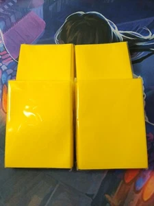 BCW Deck Guards - YELLOW Double Matte - 200 Premium Sleeves Set - Picture 1 of 1