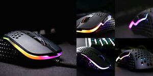XTRFY M4 - Ultralight Esports Gaming Mouse With Full RBG Lighting & EZCORD (69g)