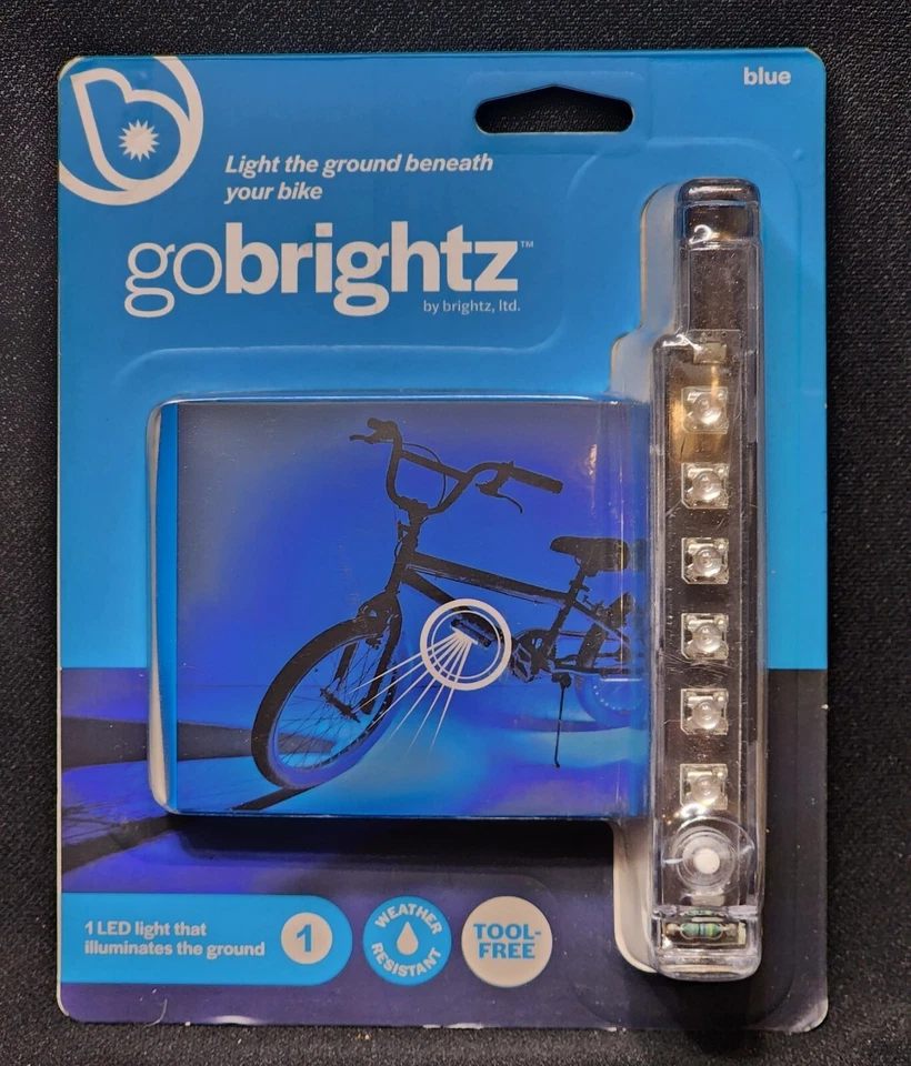 Brightz Gobrightz LED Bicycle Frame Accessory Light Blue Q4