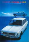 Toyota Corolla KE10 1100 Saloon Estate 1968-1970 Original UK Sales Brochure
