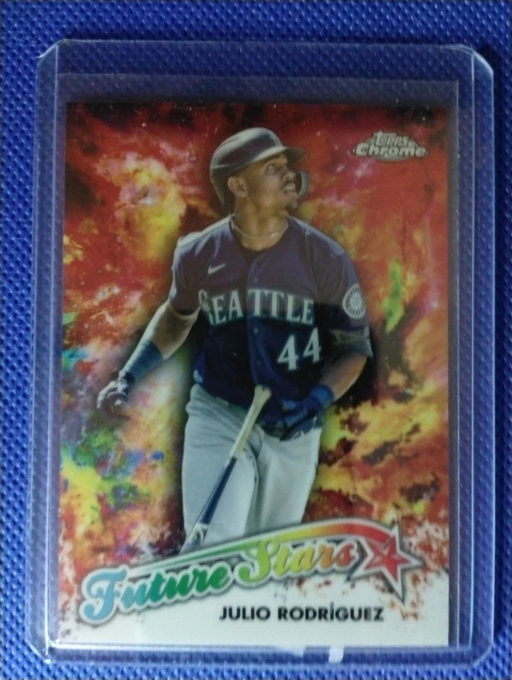 2023 Topps Chrome #FS-13 Julio Rodriguez Future Stars Refractor *NorthernRoute* - Image 1 of 1