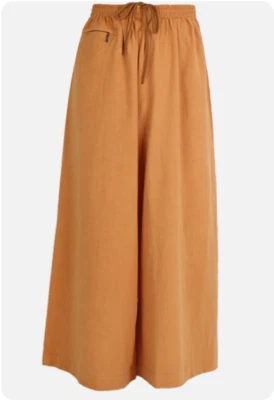 Summer linen monk clothes big feet trousers men and women slub cotton trousers - Image 1 of 4