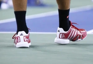 Rare Adidas Barricade Tennis Red Djokovic US OPEN 9 - Picture 1 of 8