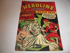"HEAD LINE COMICS" Dec.'47 "The F.B.I. in Thrilling Action" - Picture 1 of 1