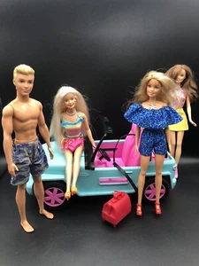 Barbie, Ken Doll & Jeep Summer  Friends Adventure accessories bundle - Picture 1 of 12