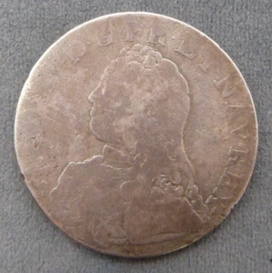 Louis xv écu de france 1732 B argent. - Picture 1 of 2