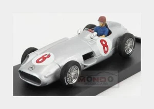 1:43 BRUMM Mercedes F1 W196 #8 Winner Holland Gp Fangio 1955 + Figure R072-CH - Foto 1 di 2