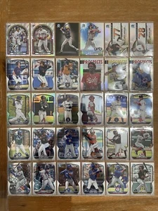 2023 Bowman Chrome 1st + Inserts Card Lot x 30 RC MLB - Picture 1 of 10