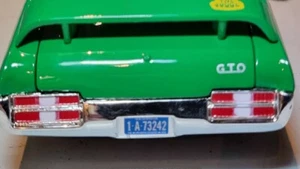1/24 Scale 1969 Pontiac GTO Plastic Rear Bumper & Tail Lights (3") MotorMax Part - Picture 1 of 5
