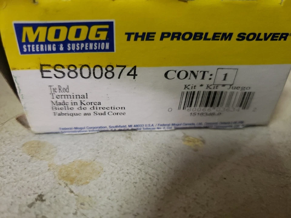 Extremo de varilla de dirección para Mitsubishi Lancer Outlander 2003-2006 MOOG Foto 1 de 1