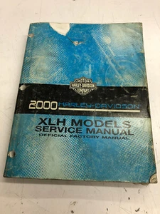 Harley Davidson XLH 2000 modelos de servicio reparación manual fabricante de equipos originales p/n 99484-00 usada (G3) - Imagen 1 de 4