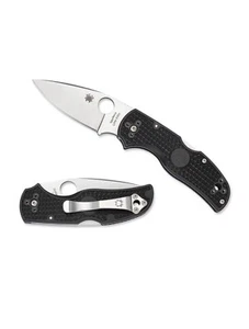 Spyderco Native 5 Black FRN Handle S30V Plain Edge Pocket Knife C41PBK5 - Picture 1 of 3