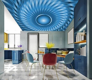 3D Cool Blue I6241 Decke Wandtapete Wandbilder Wanddruck Aufkleber Deko Erin 2023 - Bild 1 von 5