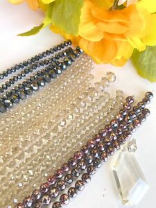 Bulk Lot Glass Beads Mix Black Smoky Gray Beads for Jewelry Making 2 LB