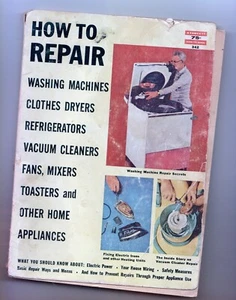 Vintage "How To Repair" Magazine By Fawcett Publications, 1957 - Bild 1 von 4