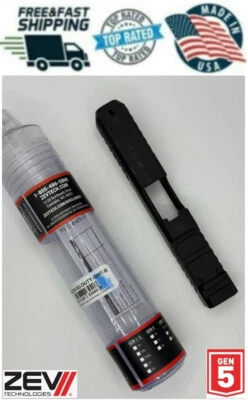 New ZEV Technologies For Glockk 19 Gen 5 Duty Slide w/ Holosun 509T Cut - Black - Image 1 of 4
