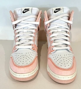 NIKE Women Sz 6 Dunk Hi Arctic White-Orange Sail DV1143-800 Worn Once - Picture 1 of 5