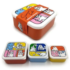 Set of 3 Lunch Box M/L/XL Simon's Cat 2024 School Office - Picture 1 of 5