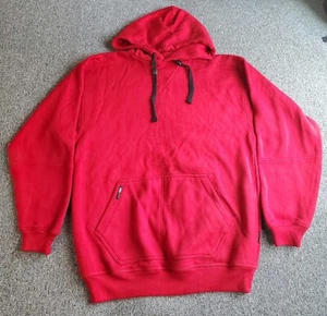 Sudadera con Capucha Koman Hombres Pullover Cordón Rojo Informal Senderismo Aire Libre Tejido Suéter - Imagen 1 de 6