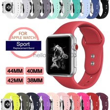 Sport Silicon Watch Band Strap for Apple Watch iWatch Series 4 3 40mm 44mm 42mm
