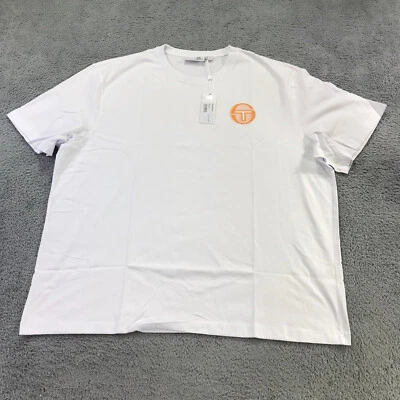 Camisa Sergio Tacchini Para Hombres 4XL XXXXL Camiseta Gráfica Blanca Beige Deletrear ag4534 Foto 1 de 4