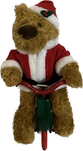 DE COLECCIÓN 1997 AVON CICLISMO SANTA PELUCHE MUSICAL ANIMADO OSO NAVIDAD DECORACIÓN NAVIDEÑA - Imagen 1 de 6