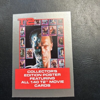 11d T2 Terminator 2  Sticker 1991 Topps judgment day merchandise offer cards 142 - Image 1 of 2