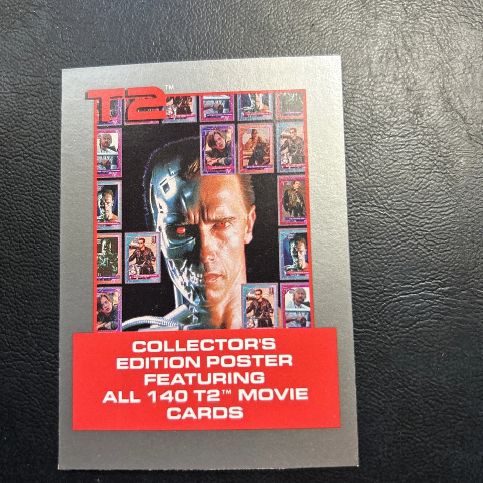 11d T2 Terminator 2  Sticker 1991 Topps judgment day merchandise offer cards 142 - Image 1 of 2