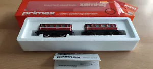 *Primex/Märklin escala H0 *3018* autobús ferroviario KSVP con sidecar *EXCELENTE (EMBALAJE ORIGINAL) - Imagen 1 de 14