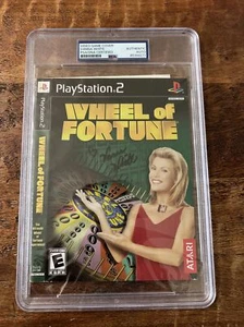Vanna White Signed Wheel Of Fortune PlayStation 2 Game Cover PSA/DNA Autographed - Picture 1 of 4