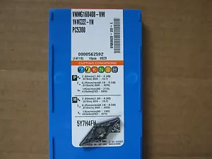 Korloy VNMG160408-VM NC5300 Edelstahl/HR Wendeplatten 0,031" Rad NEU!! - Bild 1 von 3