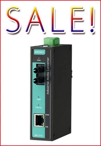 ⭐ MOXA IMC-21A-M-ST V1.0.2 Multi-mode Photoelectric ETH to FIBER Media converter - Picture 1 of 4