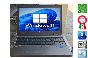 PORTATILE NOTEBOOK HP P.B. 6560B CPU INTEL CORE i7-2640M SSD WINDOWS 11 - Afbeelding 1 van 5