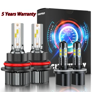 Combo 9007 LED Headlight 880 Fog Light Bulbs Kit For Dodge Neon 2003-2005 - Picture 1 of 12