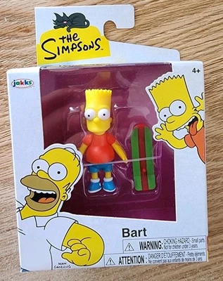 Figura Serie Los Simpson de Jakks Pacific - Bart Simpson - 2 pulgadas Foto 1 de 4