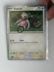 Pokémon Slakoth Cosmos Holo 160/193 PAL Paldea Evolved NM FART SWIRL 🍥 - Picture 1 of 2