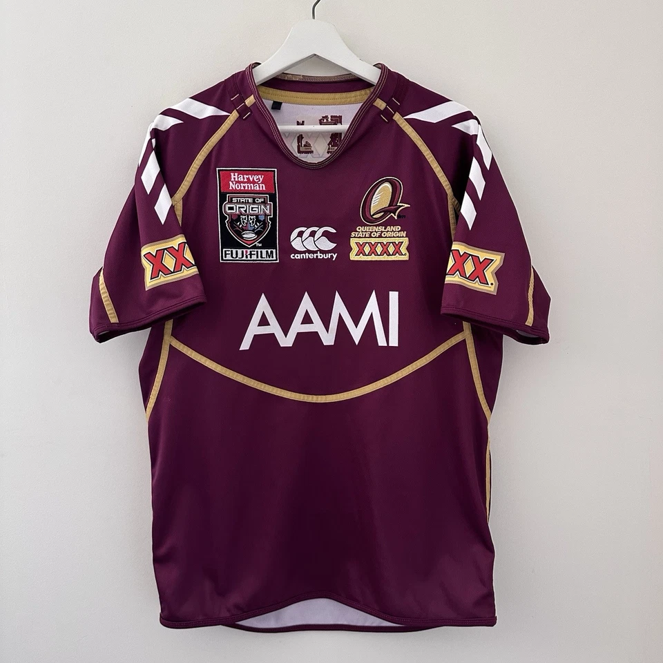 Queensland Harvey Norman State Of Origin XXXX Rugby Jersey - Men’s Size Medium  - image 1 of 4